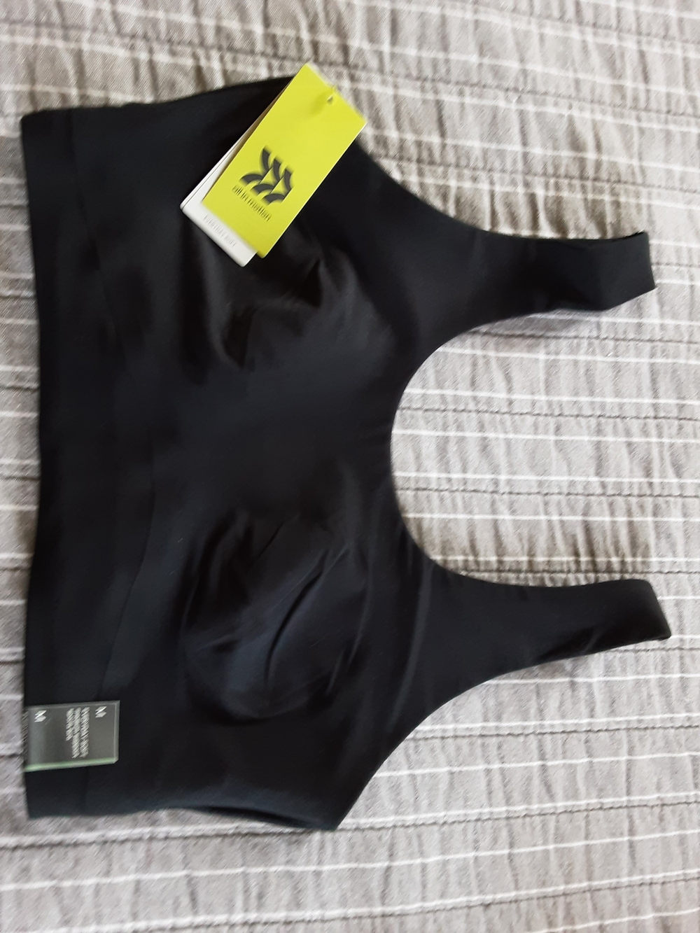 all in motion Black Seamless Wireless Sports Bra